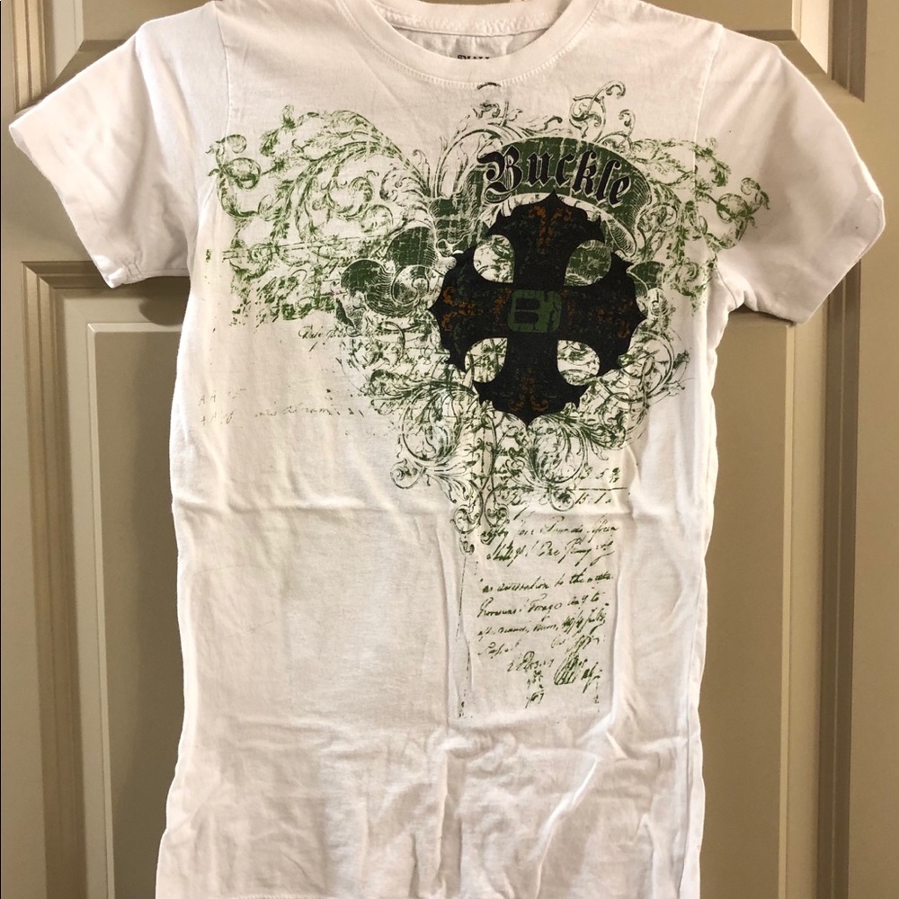 Buckle T-Shirt, NWOT, Small, NICE.